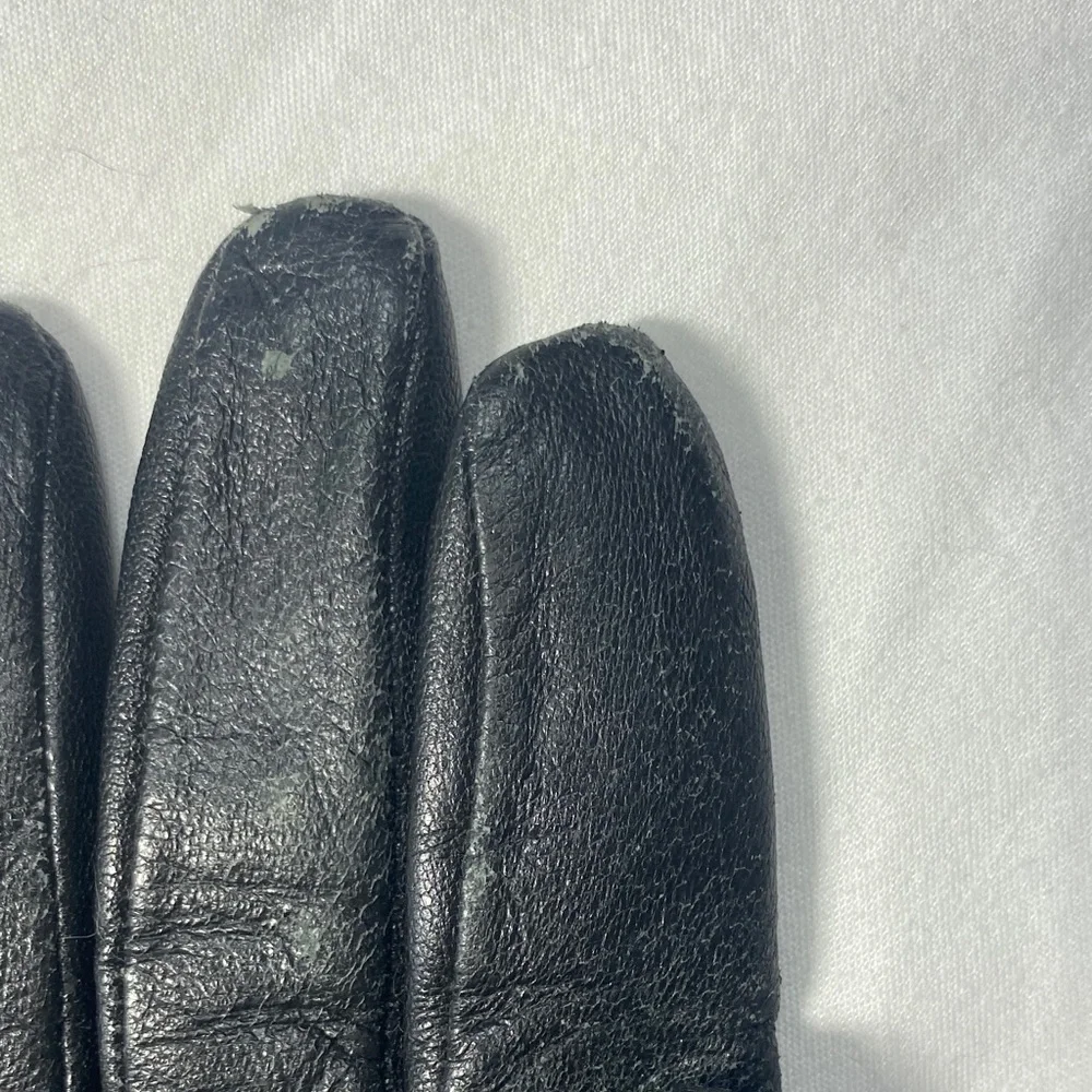 GrandDoe Elegant Black Leather Gloves